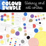 Water Color Literacy, Labels, and Posters Bundle Pre K and