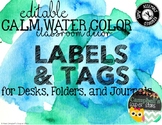 Water Color Theme {Labels)