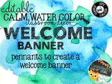 Water Color Theme {Welcome Banner}