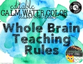 Water Color Theme {Whole Brain Teaching Rules)