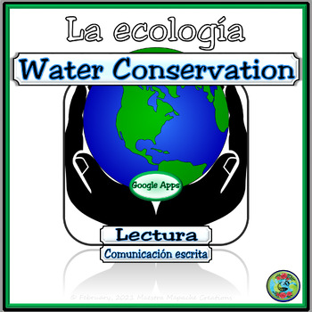 Preview of Water Conservation Environmental Reading Activity for Google Apps