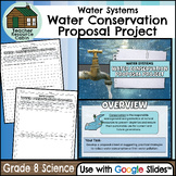 Water Conservation Proposal Project for Google Slides™ (Gr