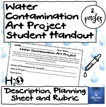 Preview of Water Contamination Arts Integration Group Project-Teach Equity and Access