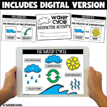 Water Cycle Booklet by Cassie Dahl | Teachers Pay Teachers
