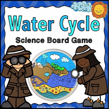 Preview of Review The Water Cycle Activity Game Water Cycle Vocabulary Task Cards Station