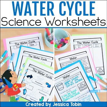 Preview of Water Cycle Worksheets, Reading Passages, 2nd & 3rd Grade Water Cycle Activities