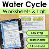 Water Cycle Activities: Hands-on Interactive Lab, Color-by