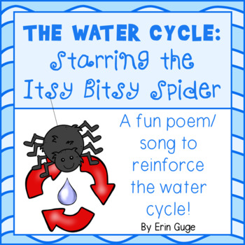 Water Cycle Activity | A Poem Starring the Itsy Bitsy Spider by Erin Guge