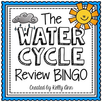 Preview of Water Cycle Activity Review