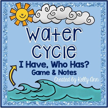 Preview of Water Cycle Activity - Review Water Cycle Game and Notes
