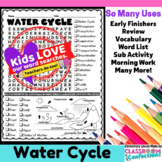 Water Cycle Activity: Water Cycle Vocabulary: Water Cycle 