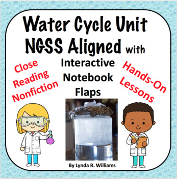 Preview of Water Cycle Bundle NGSS Aligned With Interactive Notebook Inserts