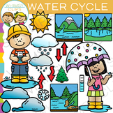 Water Cycle Science and Weather Kids Clip Art
