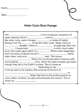 water-cycle-matter-cloze-passage-by-organizedteaching-tpt