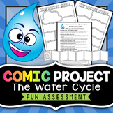 Water Cycle Project - Comic Strip Activity - Fun Assessment