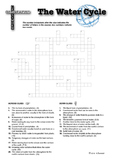 Water Cycle Crossword Puzzle