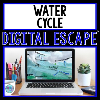 Preview of Water Cycle DIGITAL ESCAPE ROOM for Google Drive® | Distance Learning