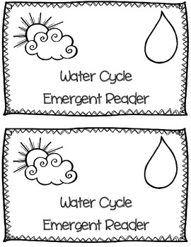 Preview of Water Cycle Emergent Reader