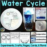 Water Cycle Experiments, Activities, Printables, Word Wall Cards, Craft