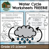 FREEBIE: Water Cycle Worksheets (Grade 1/2)