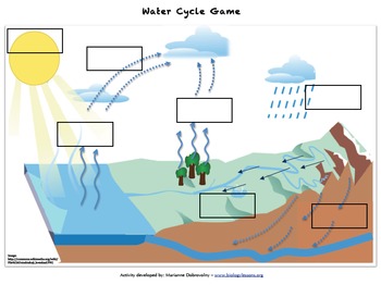 Preview of Water Cycle Game