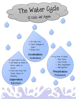 Preview of Water Cycle Handout (ESL)
