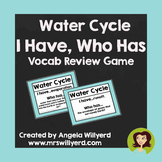 Water Cycle Vocabulary Review Game - I Have, Who Has