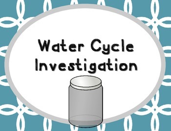 Preview of Water Cycle Lab FREEBIE