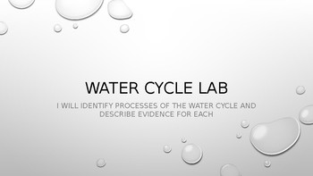 Preview of Water Cycle Lab Stations