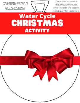 Preview of Water Cycle Ornament Activity