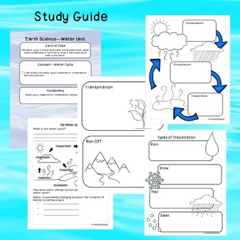 Water Cycle Powerpoint - Interactive Notebook - Study Guide | TPT