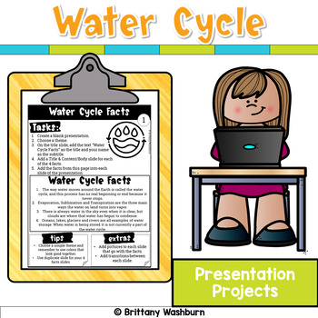 Preview of Water Cycle Presentation Projects