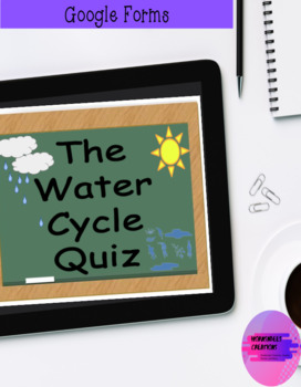 Preview of Water Cycle Quiz 4th Grade standards Google Forms