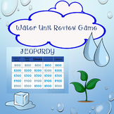 Water Cycle Review Game Jeopardy includes States of Matter