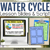 Water Cycle PowerPoint Slides and Note Taking Graphic Orga