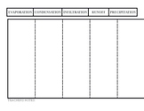 Water Cycle Sequencing interactive science notebook graphi