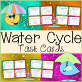 Water Cycle Task Cards Freebie (Colored & Black and White)