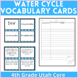 Water Cycle Vocabulary Task Cards