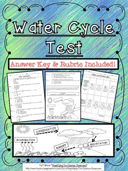 Preview of Water Cycle Test