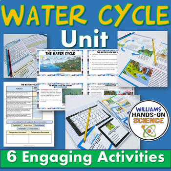 Preview of Water Cycle Unit Bundle NGSS MS ESS2 4
