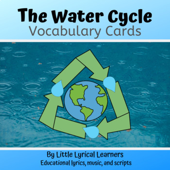 Preview of Water Cycle Vocabulary Cards; Life Cycle of a Snowflake