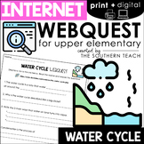 Water Cycle WebQuest - Internet Scavenger Hunt Activity