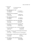 Water Cycle and Weather Test