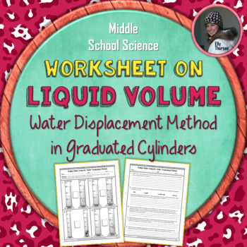 Preview of Water Displacement Method Worksheet: Measuring the Volume of Irregular Objects