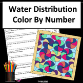 Water Distribution on Earth Color By Number Science Review