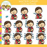 Water Drop Summer Counting Clip Art