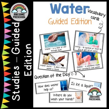 Preview of Water - GUIDED EDITION (Creative Curriculum®)