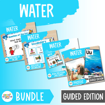 Preview of Water GUIDED Edition Study Bundle for The Creative Curriculum