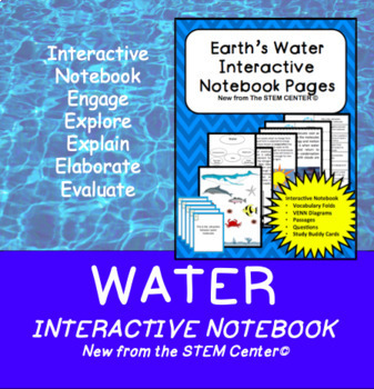 Preview of Water Interactive Science Notebook - Distance Learning Friendly