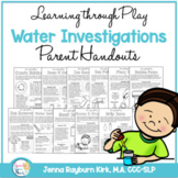 Water Investigations Learning Through Play Parent Handouts